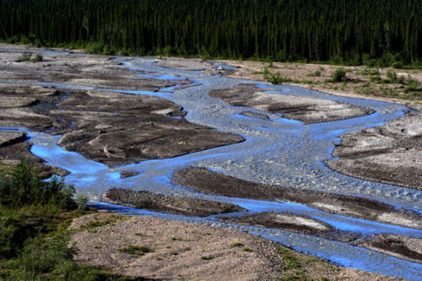 <p>sedimento en el río</p>