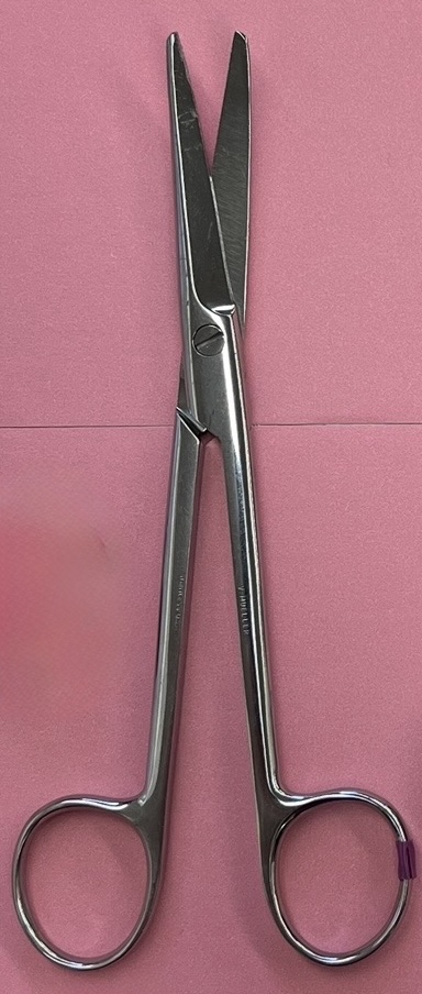 <p>Curved mayo scissors </p>