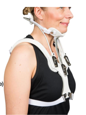 <p>what is the name, type, and purpose of this CERVICAL orthotic?</p>