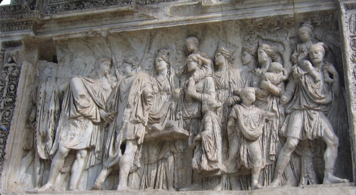 passageway relief, arch of trajan 