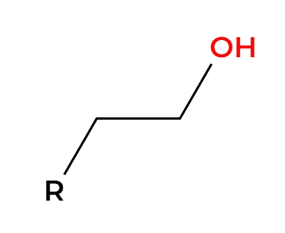 <p>basic condition, R group adds less substituted</p>