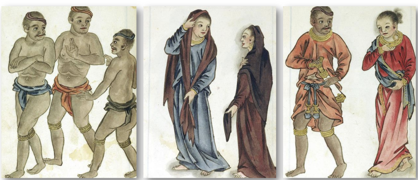 <p>this pertains to the attire of pre-colonial ____</p>