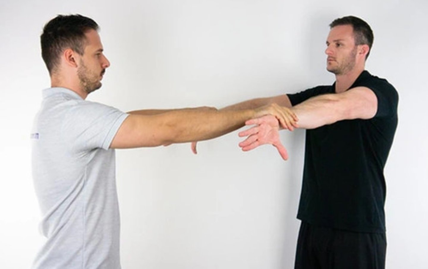 <p>Empty can (thumb down), full can (thumb up). If one hurts or weak, generally both will be.</p>