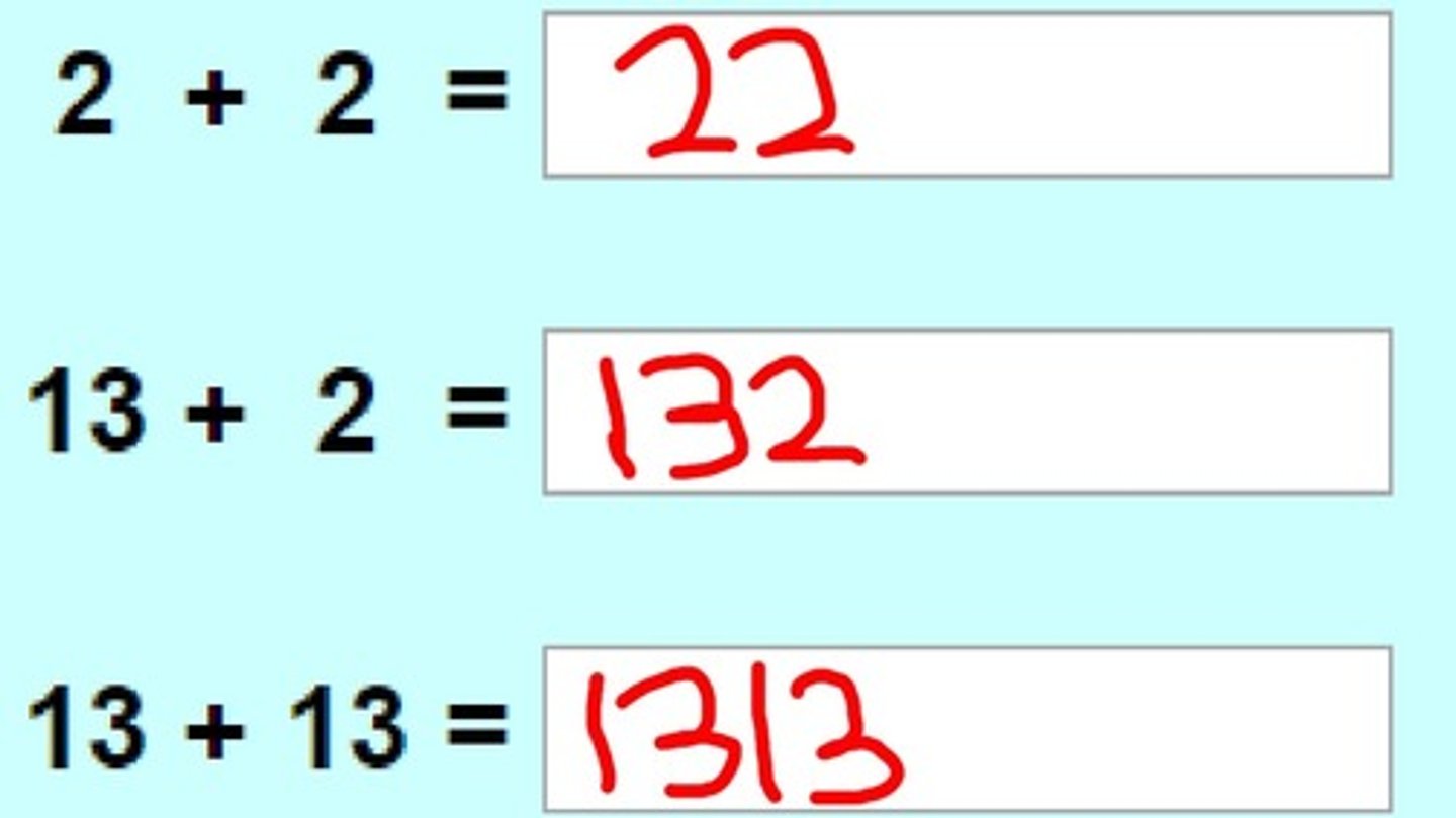 <p>unable to understand and use numbers in calculations; mù toán</p><p>ex: The country has high levels of illiteracy and innumeracy.</p>