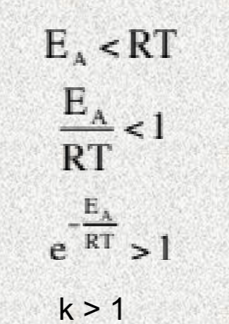 <ul><li><p><span>Exergonic reactions will happen</span></p></li><li><p><span>Reaction is under thermodynamic control</span></p></li></ul><p></p>