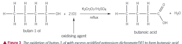 <p>A carboxylic acid will form ( COOH)</p>