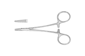 Holds heavy suture needle 