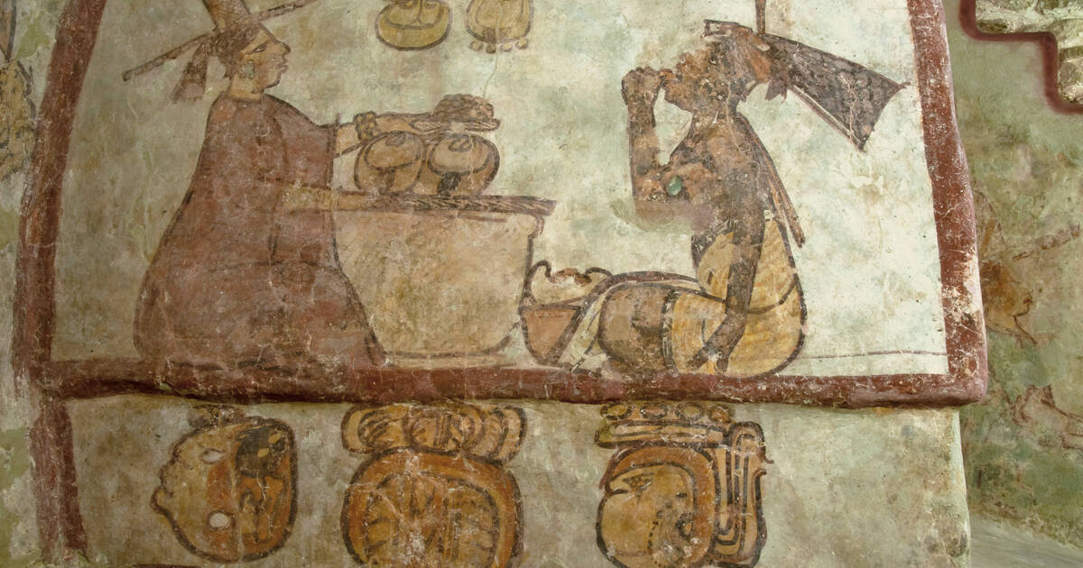 <p>Chik Nahb Complex Murals, Calakmul</p>