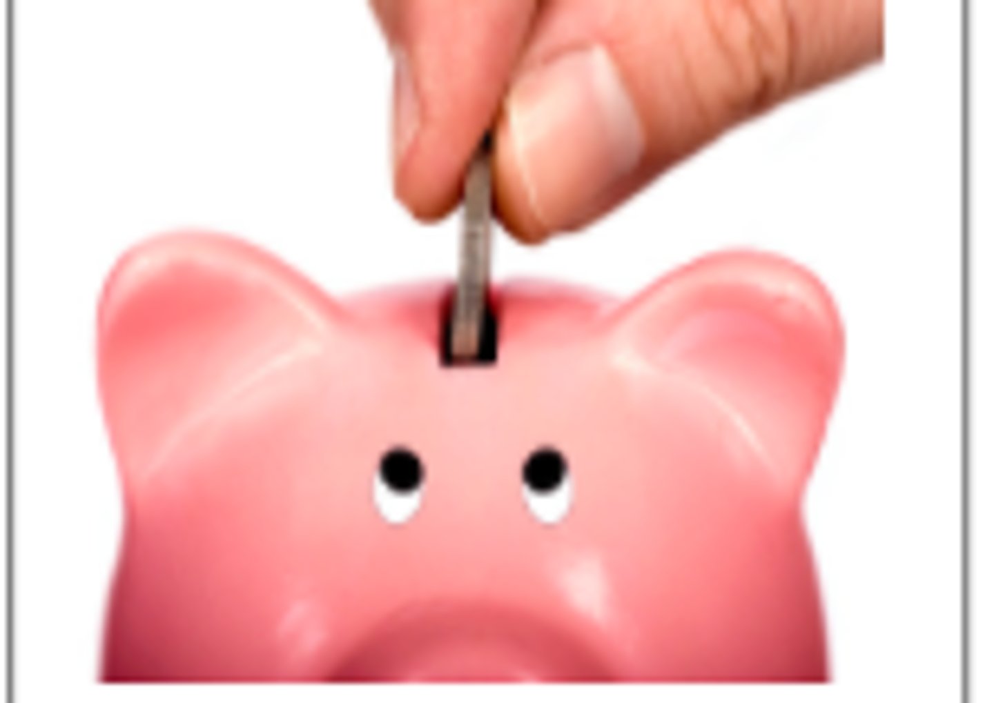 <p>saving (like money)</p>