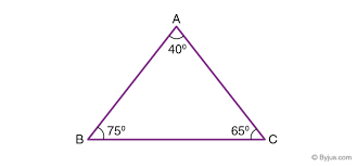 all three angles are less then 90 degrees
