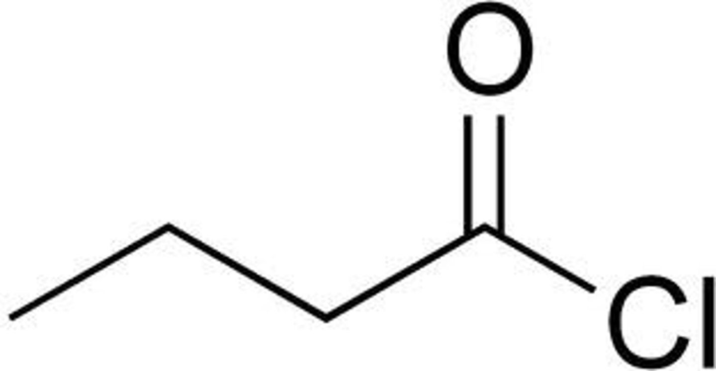 <p>Butanoylchloride</p>