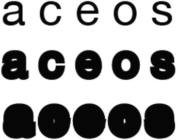 <p>Change in thickness</p>