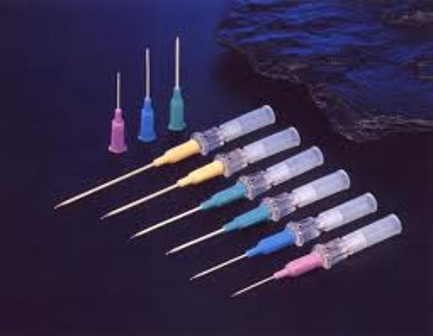 <p>for infusion of liquid substances directly into vein</p>