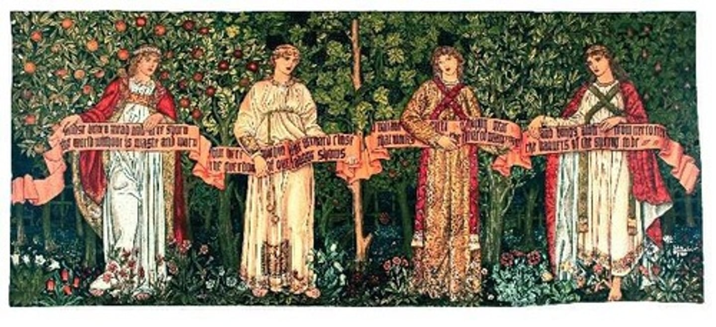 <p>Type of tapestry used in Renaissance interiors.</p>