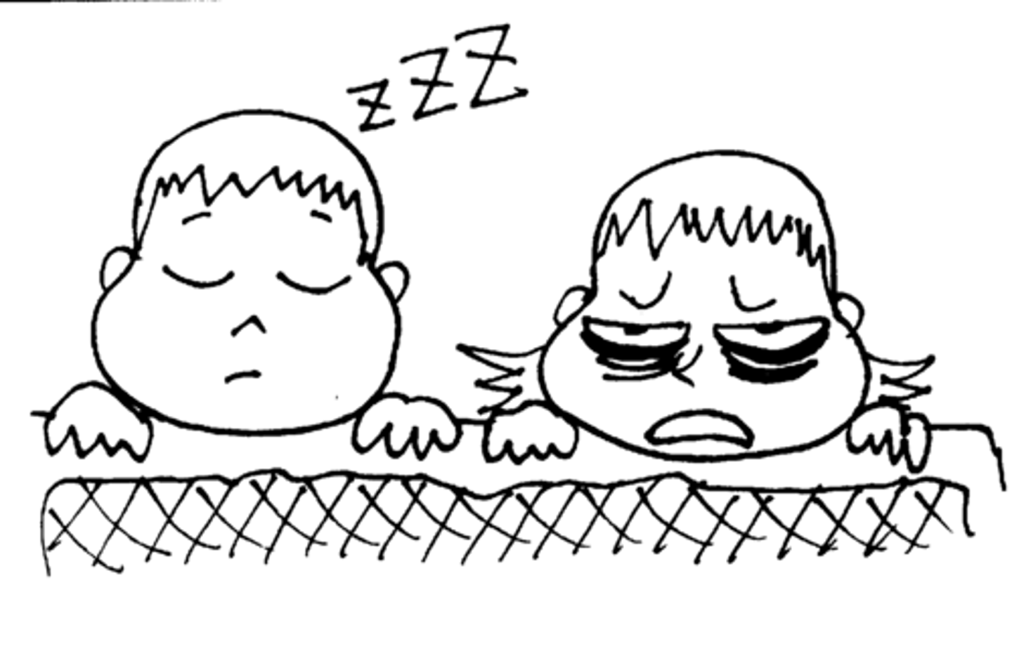 <p>I slept badly.</p>
