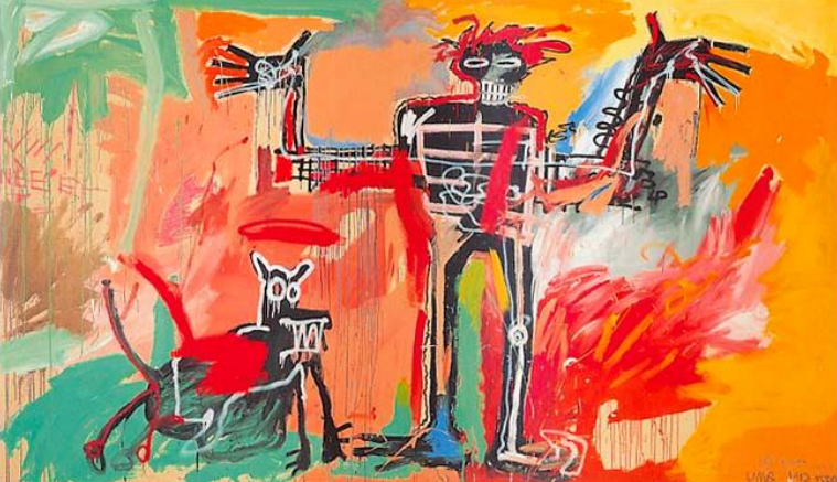 <p><strong>Boy and Dog in a Johnnypump</strong> by <em>Jean-Michel Basquiat</em></p><p>$ 100 million</p>