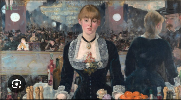 <p>The Manet painting A Bar at the Folies-Bergère shows how ________.</p><p>A: different social classes did not mix socially in modern urban life</p><p>B: the middle classes enjoyed a life of leisure</p><p>C: the working class was excluded from most urban leisure activities</p><p>D: leisure activities in modern urban life allowed people from different classes to mix</p>