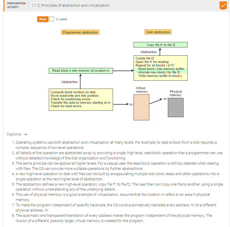 <p><span style="font-family: Roboto, sans-serif">Match the higher-level constructs to the corresponding low-level instruction sequences.</span></p><p></p><p><span style="font-family: Roboto, sans-serif">If program p is too large to fit into memory, divide p into smaller partitions p1, p2, ...</span><br><span style="font-family: Roboto, sans-serif">Load p1 and start execution.</span><br><span style="font-family: Roboto, sans-serif">Whenever a different partition pi is needed, save current partition and load pi.</span><br><span style="font-family: Roboto, sans-serif">Resume execution.</span></p>