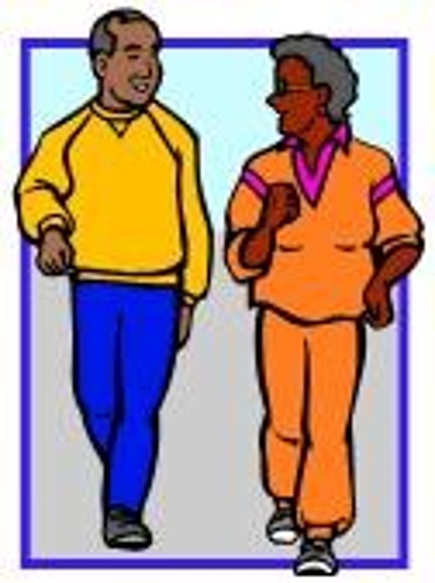 <p>You walked</p>