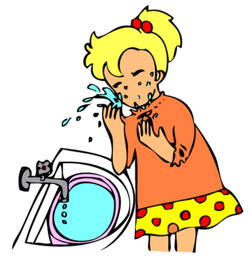 <p>wash face (xǐ liǎn)</p>