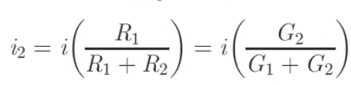<ul><li><p>current is flow of electrons</p></li><li><p>flow favors the path of least resistance</p></li><li><p>current through resistor 2 </p></li></ul><p></p>