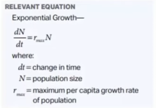 <p>r<sub>max</sub> doesn’t change even if the population gets larger</p>