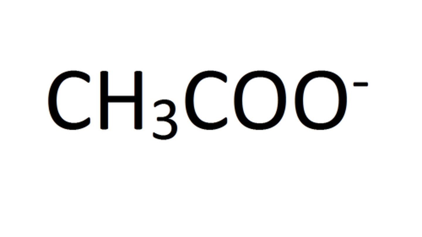<p>CH₃COO-</p>