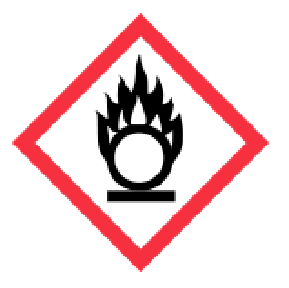 <p>Oxidizer (flame over circle)</p>