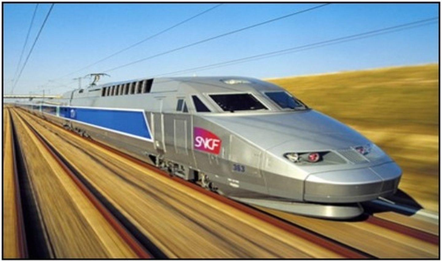 <p>the high speed train</p>