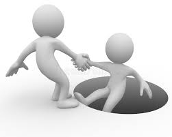 to support (each other)