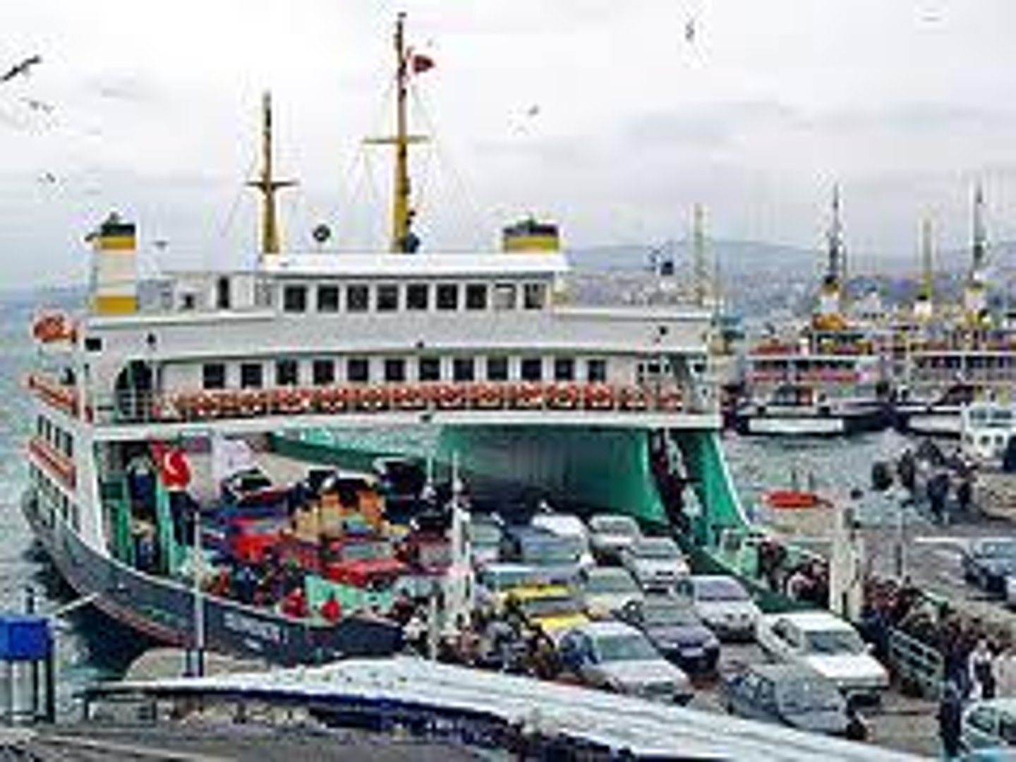 <p>a boat that makes short regular journeys between two or more places</p>
