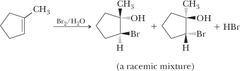 forms a halohydrin (with an OH group) to generate an alkoxide which helps generate an epoxide