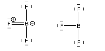 <p>BF<sub>3</sub>: 6VE, alternatief is ongunstig door lading van dubbele binding tussen B en Fl (elektronegativiteit)</p>