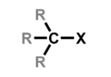 <p>X= F, Cl, Br, I. R= H or any carbon group</p>