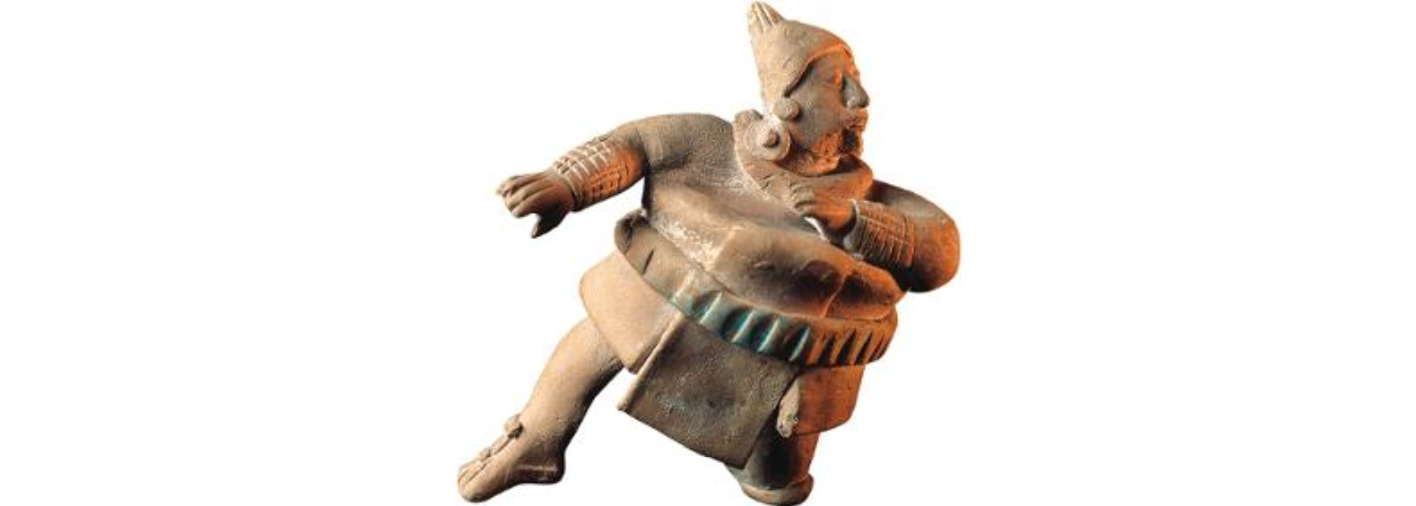 <p>Clay Statue of Ball Player (Mexico City)</p>