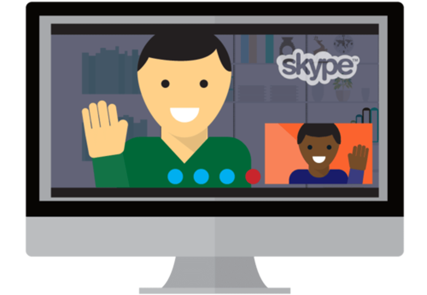 <p>biriyle skypten haberleşmek</p>