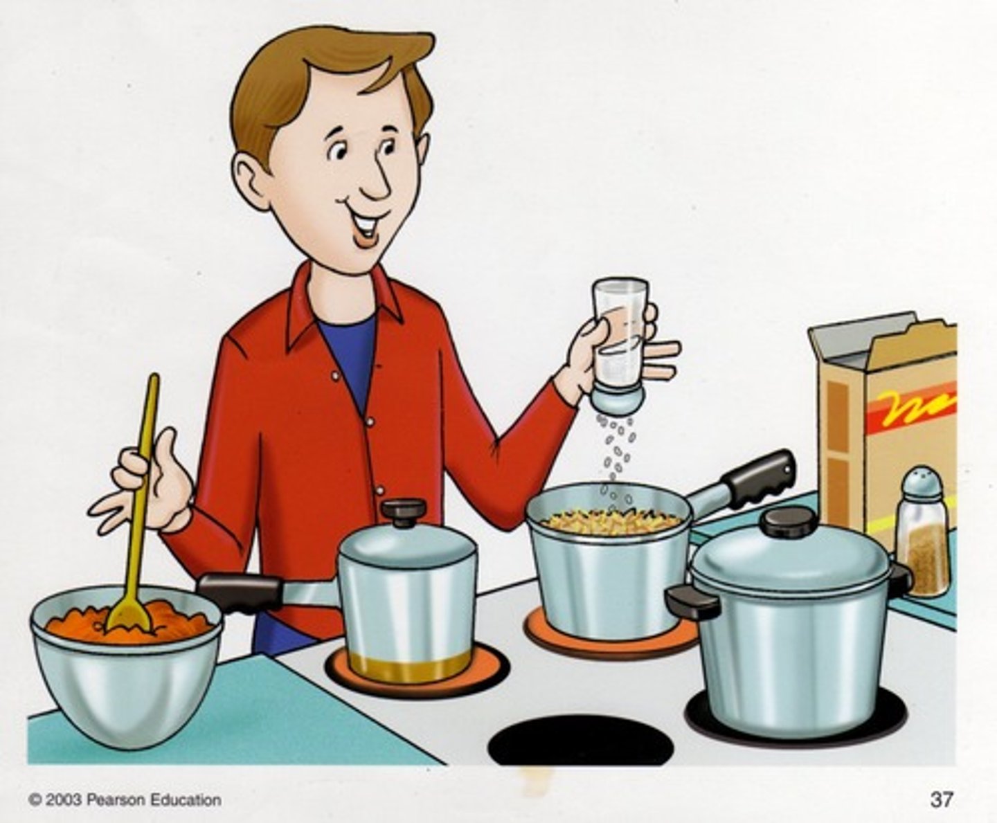 <p>to cook</p>