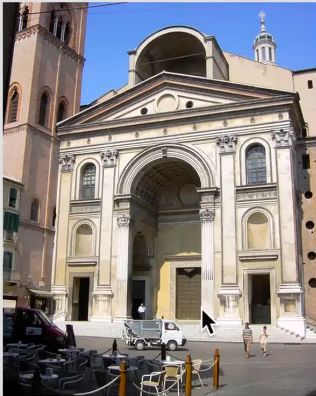triangular pediment, triumphant arch, etc.