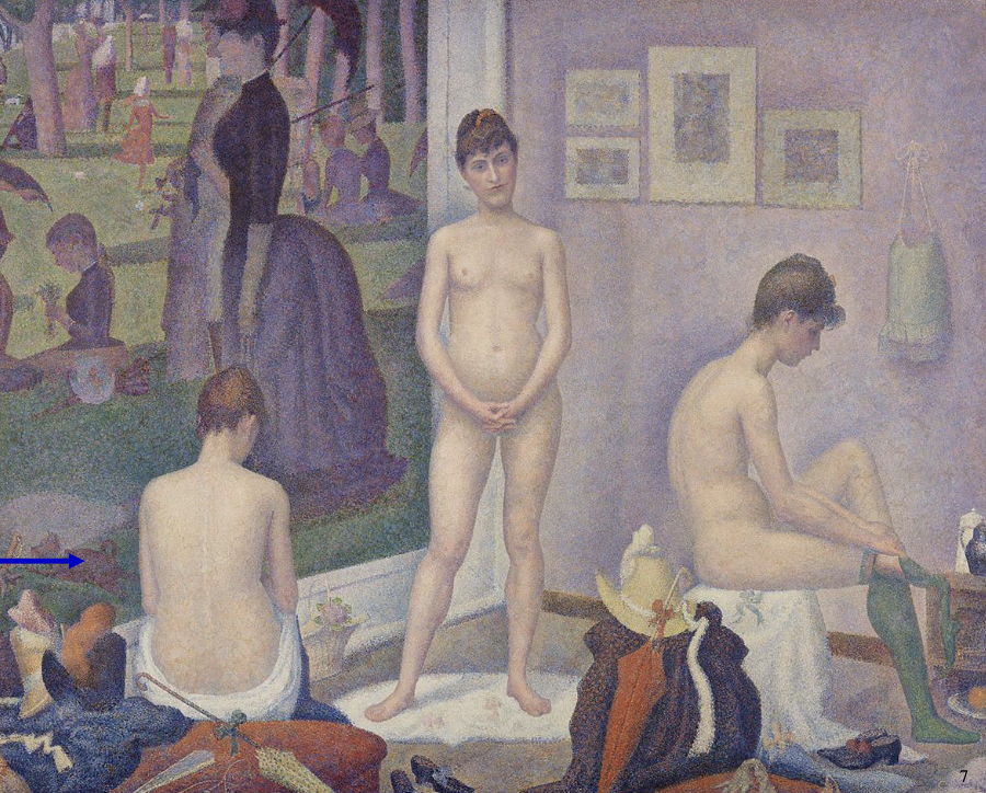 <p>The Models, Georges Seurat 1888</p>