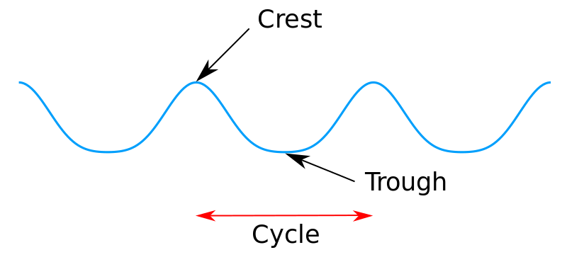 <p><span>The maximum value of upward displacement within a cycle</span></p>