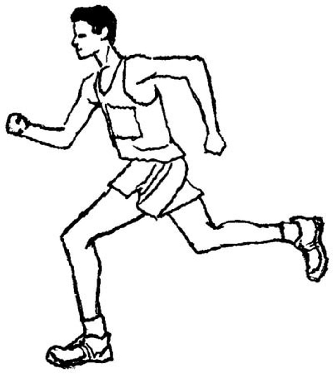 <p>He ran</p>