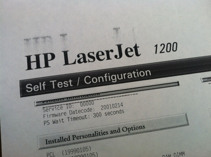 <p><span>The laser printer has recently begun creating printouts that contain a double image or ghost image appearance to them. Jason just printed out a test page:&nbsp;</span></p><p><span>Which of the following components is most likely to cause a ghost image to appear on the printout such as the one above?</span></p>