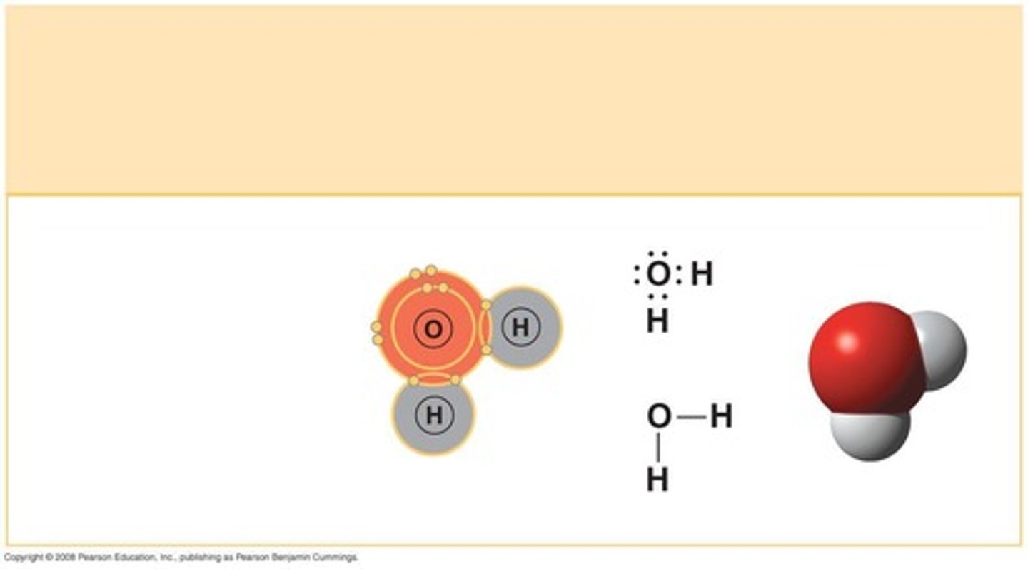 <p>A bond where electrons are shared unequally, as seen in Water (H2O).</p>