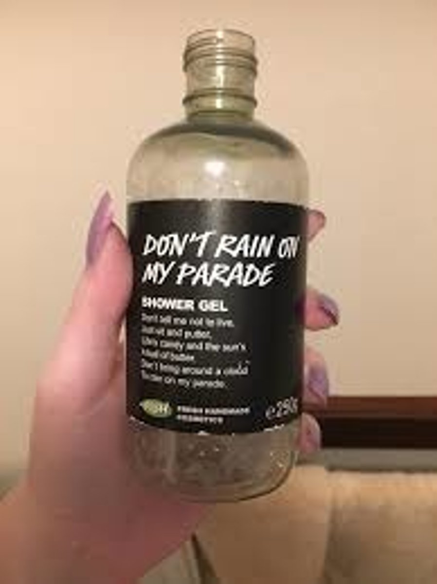 <p>body wash runs out</p>