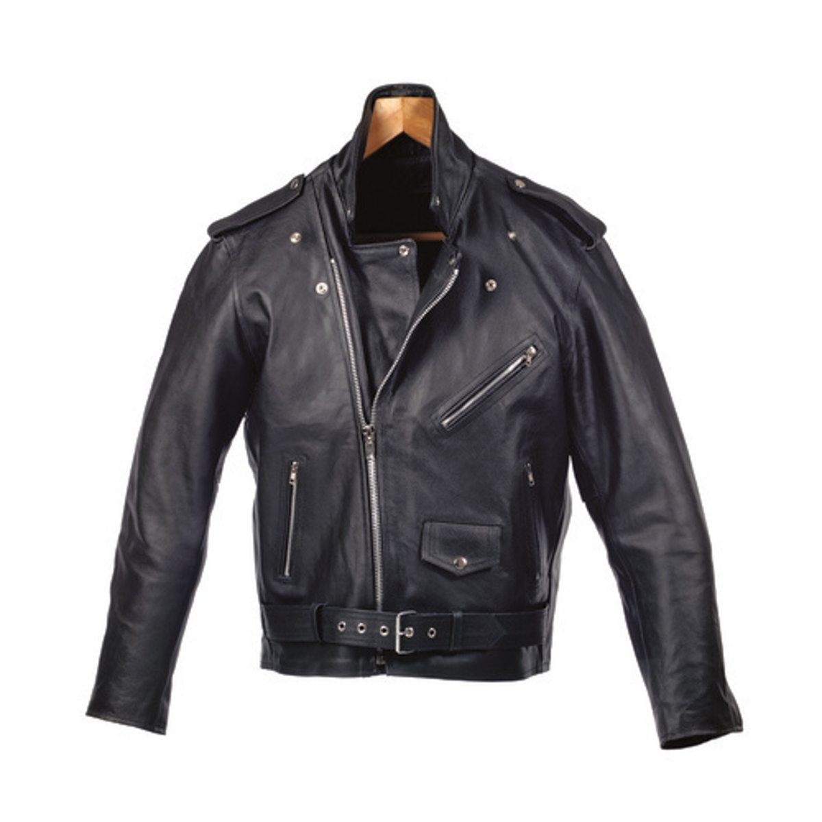 <p>leather jacket</p>