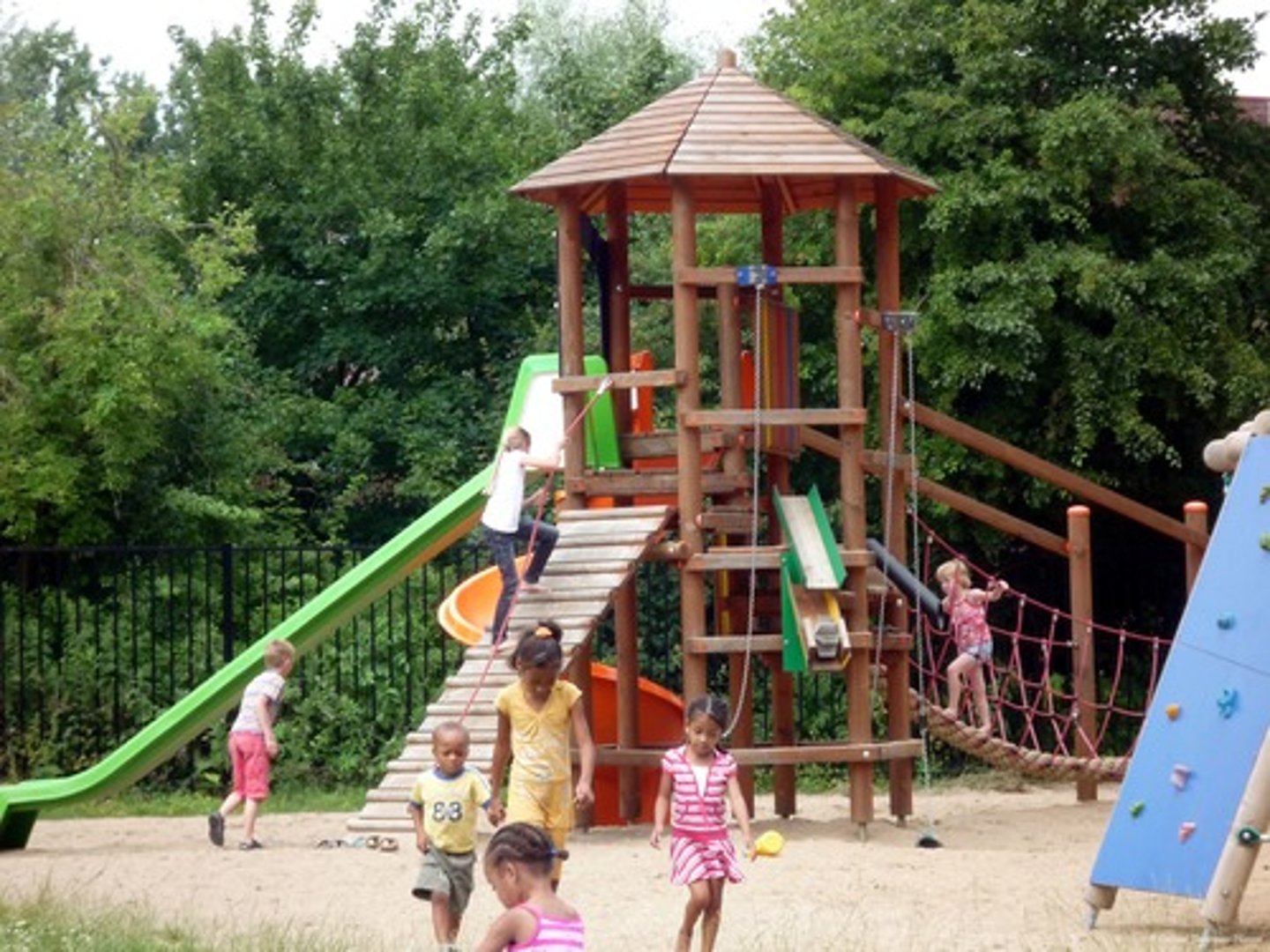 <p>not inside a building</p>