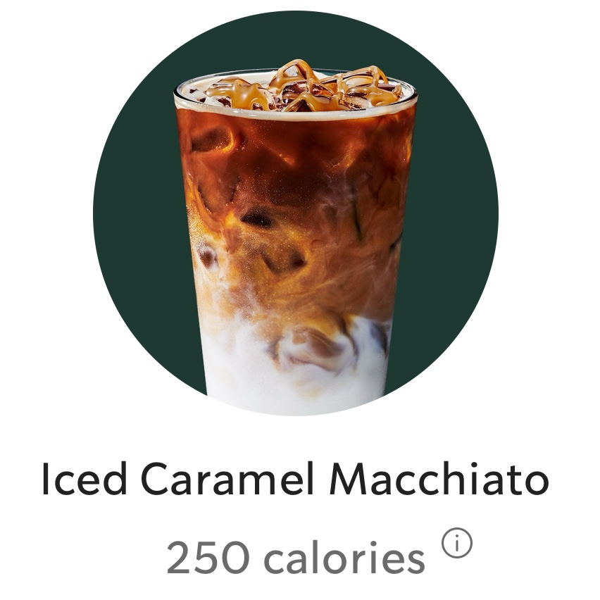 <p>Caramel macchiato (tall)</p>