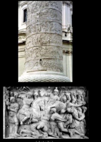 <p>romans crossing the Danube and Building a fort</p>