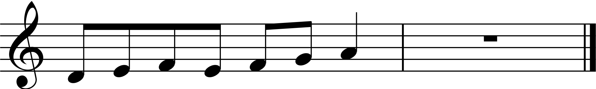 <p>stepwise movement</p>