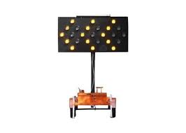 <p>What is the significance of this flashing arrow panel?</p>